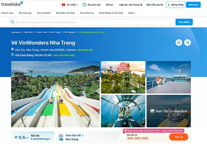 'Quẩy' hết mình tại VinWonders Nha Trang cùng Traveloka