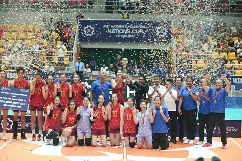 Đội tuyển bóng chuyền nữ Việt Nam vô địch giải châu Á 2025 Đội tuyển bóng chuyền nữ Việt Nam vô địch giải châu Á 2025