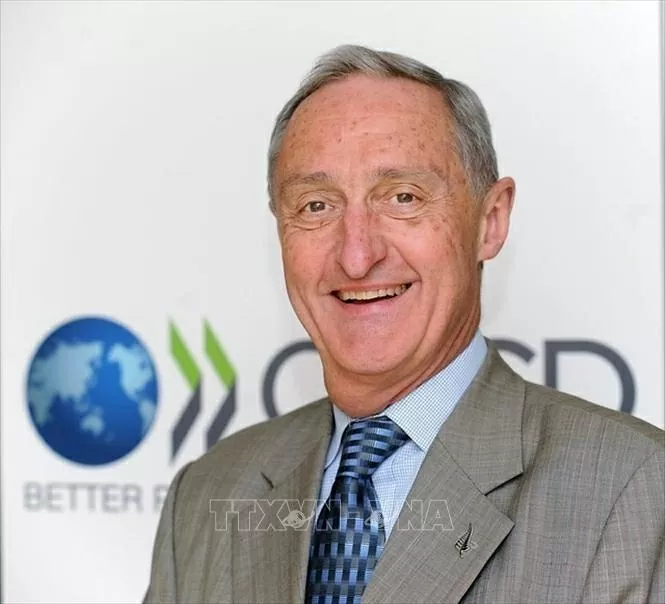 Ông James Kember, nguyên Đại sứ New Zealand tại Việt Nam giai đoạn 2006 - 2009. Ảnh: TTXVN phát