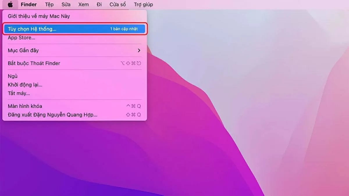 Chọn Cài đặt hệ thống (System Settings). Chọn Cài đặt hệ thống (System Settings).