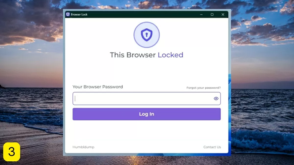 Trình duyệt sẽ yêu cầu nhập mật khẩu trước khi cho phép truy cập. Trình duyệt sẽ yêu cầu nhập mật khẩu trước khi cho phép truy cập.