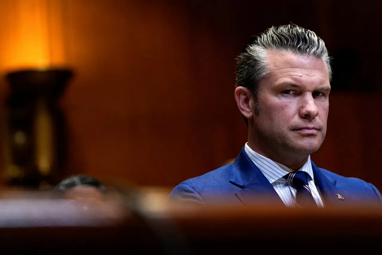 Bộ trưởng Quốc phòng Mỹ Pete Hegseth tham dự phiên điều trần của Ủy ban Chuẩn chi Thượng viện về đề xuất ngân sách của Tổng thống Trump dành cho Bộ Quốc phòng, tại Đồi Capitol ở Washington, ngày 11/6. (Nguồn: Reuters)