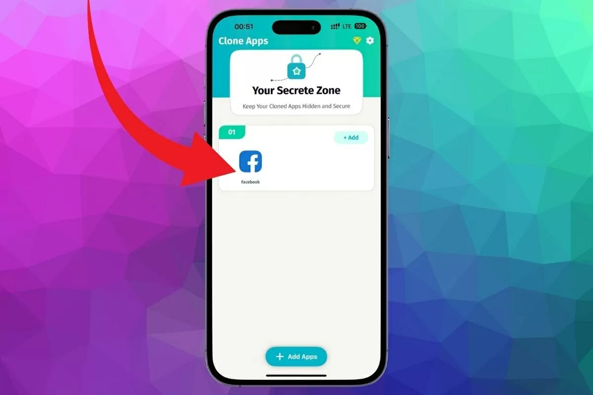 Clone App sẽ tự động tạo ra một bản sao.