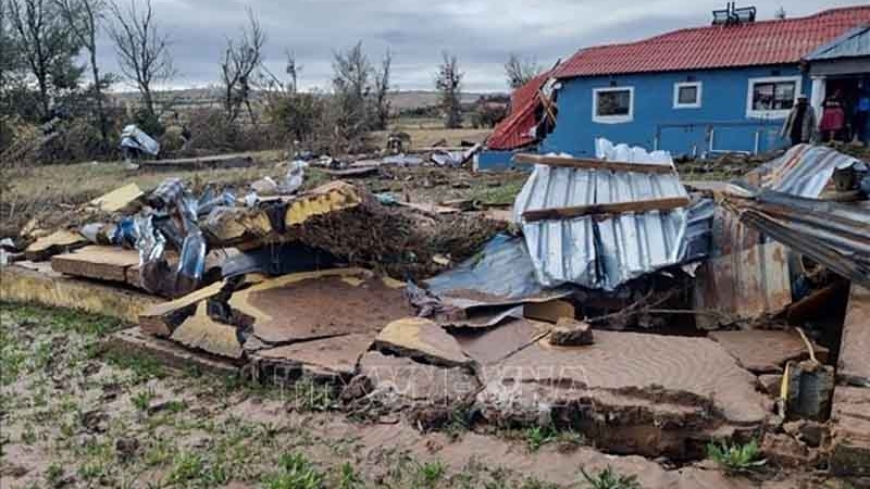 dien tham hoi ve tinh hinh mua lon va lu lut nghiem trong tai nam phi