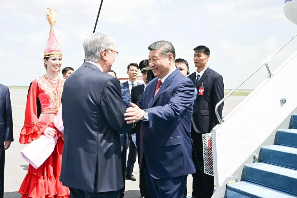 Chủ tịch Trung Quốc Tập Cận Bình đến Astana dự Hội nghị thượng đỉnh Trung Quốc   Trung Á