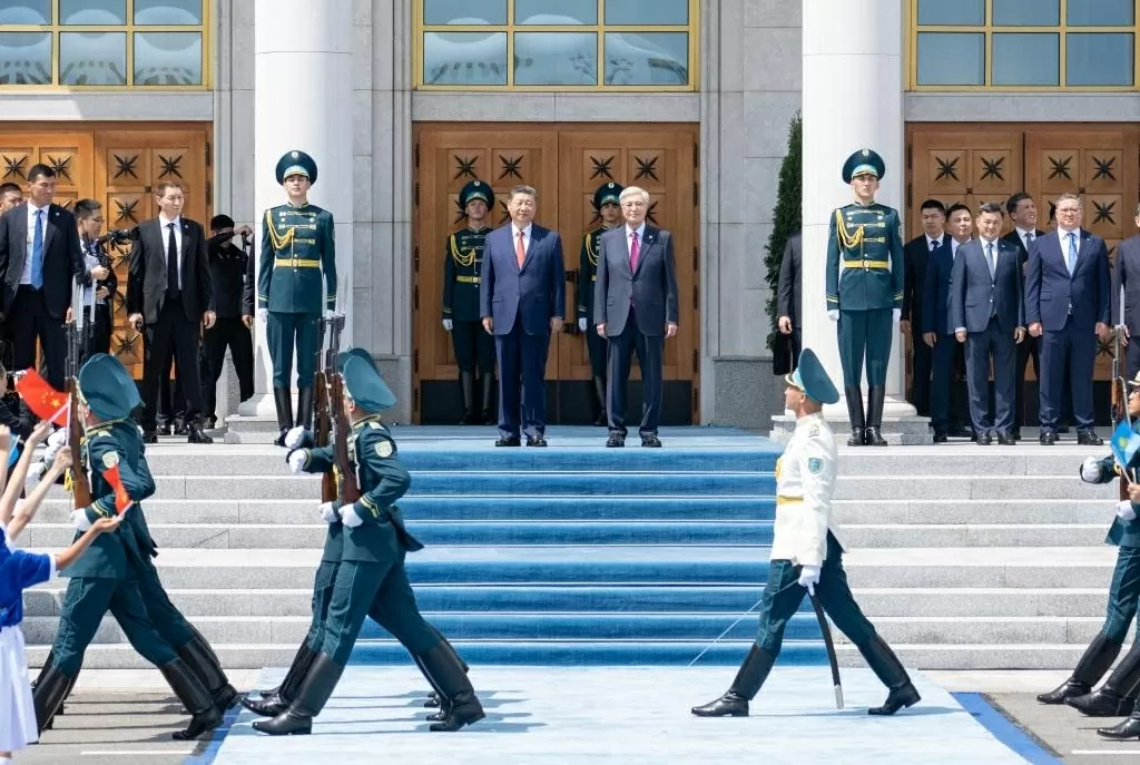 Chủ tịch Trung Quốc Tập Cận Bình đến Astana dự Hội nghị thượng đỉnh Trung Quốc   Trung Á