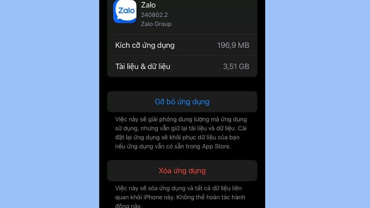 Bạn có thể nhấn vào từng ứng dụng để xem chi tiết.