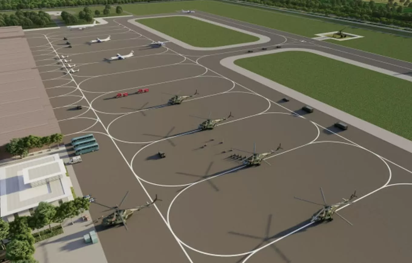 Phối cảnh sân bay Gia Bình. (Nguồn: Sungroup).