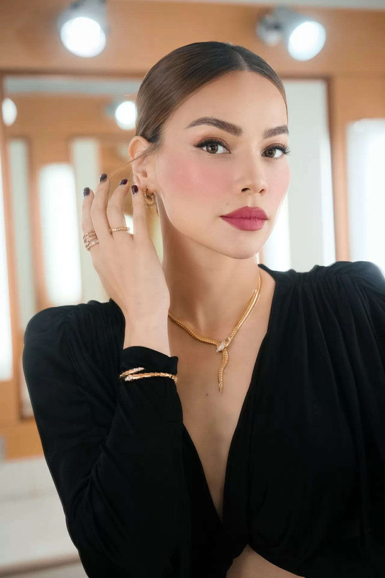 Sao Việt: Hoa hậu Bảo Ngọc đẹp tựa nàng thơ Sao Việt: Hoa hậu Bảo Ngọc đẹp tựa nàng thơ