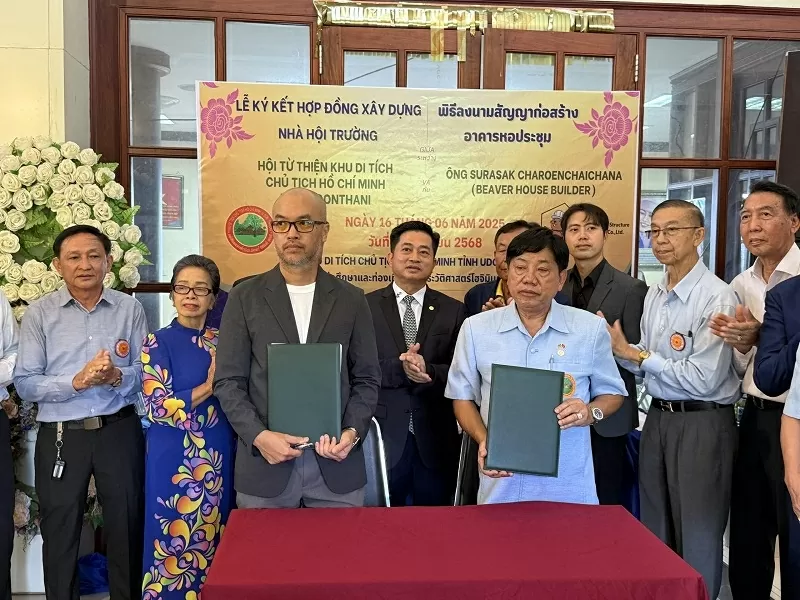 Khởi công xây dựng Nhà đa năng trong quần thể Khu di tích Chủ tịch Hồ Chí Minh tại Thái Lan