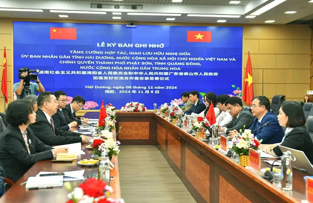 Hải Dương viết câu chuyện tương lai cùng thắng với các đối tác Trung Quốc Hải Dương viết câu chuyện tương lai cùng thắng với các đối tác Trung Quốc