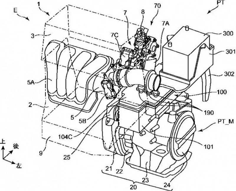 Khối động cơ hybrid hoàn toàn mới, do chính Mazda tự nghiên cứu và sản xuất Khối động cơ hybrid hoàn toàn mới, do chính Mazda tự nghiên cứu và sản xuất