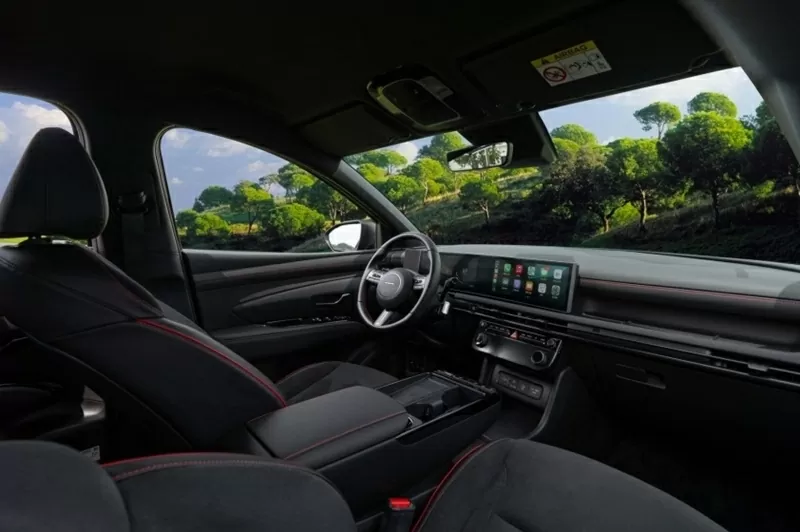 Nội thất của Hyundai Tucson N Line tiếp tục phát huy tính thể thao Nội thất của Hyundai Tucson N Line tiếp tục phát huy tính thể thao