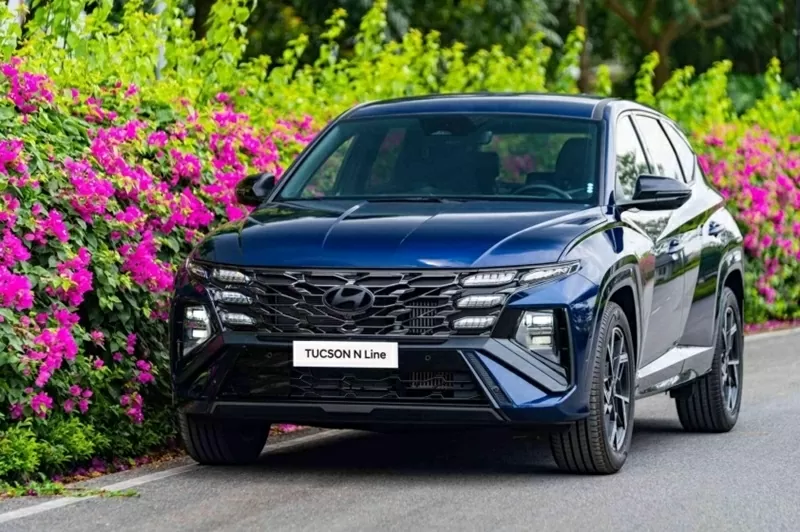 Ngoại hình của Tucson N Line đậm chất thể thao