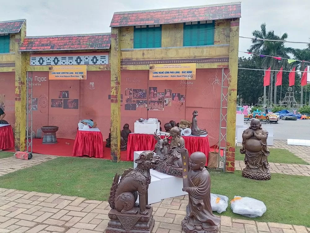 Không gian trưng bày gốm Phù Lãng (Bắc Ninh). (Nguồn: Báo Văn Hóa) Không gian trưng bày gốm Phù Lãng (Bắc Ninh). (Nguồn: Báo Văn Hóa)