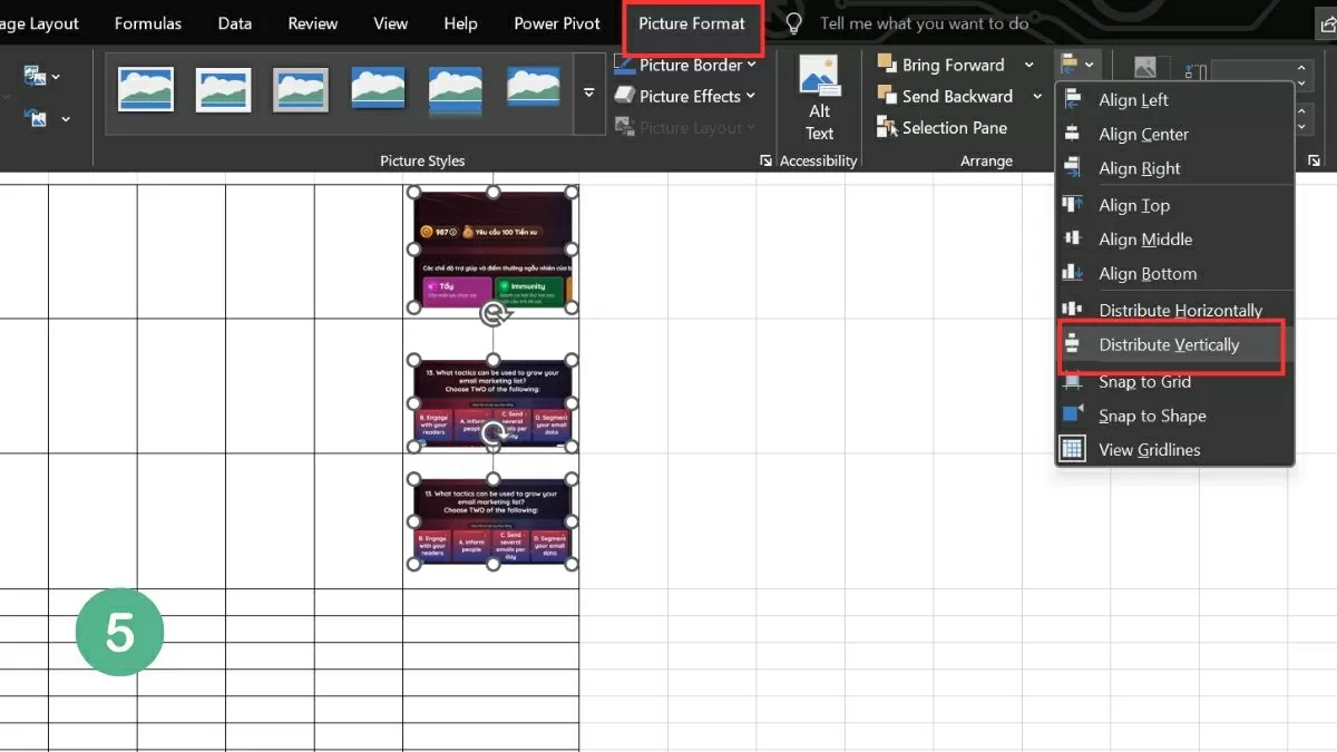 Tiếp tục vào Picture Format. Tiếp tục vào Picture Format.