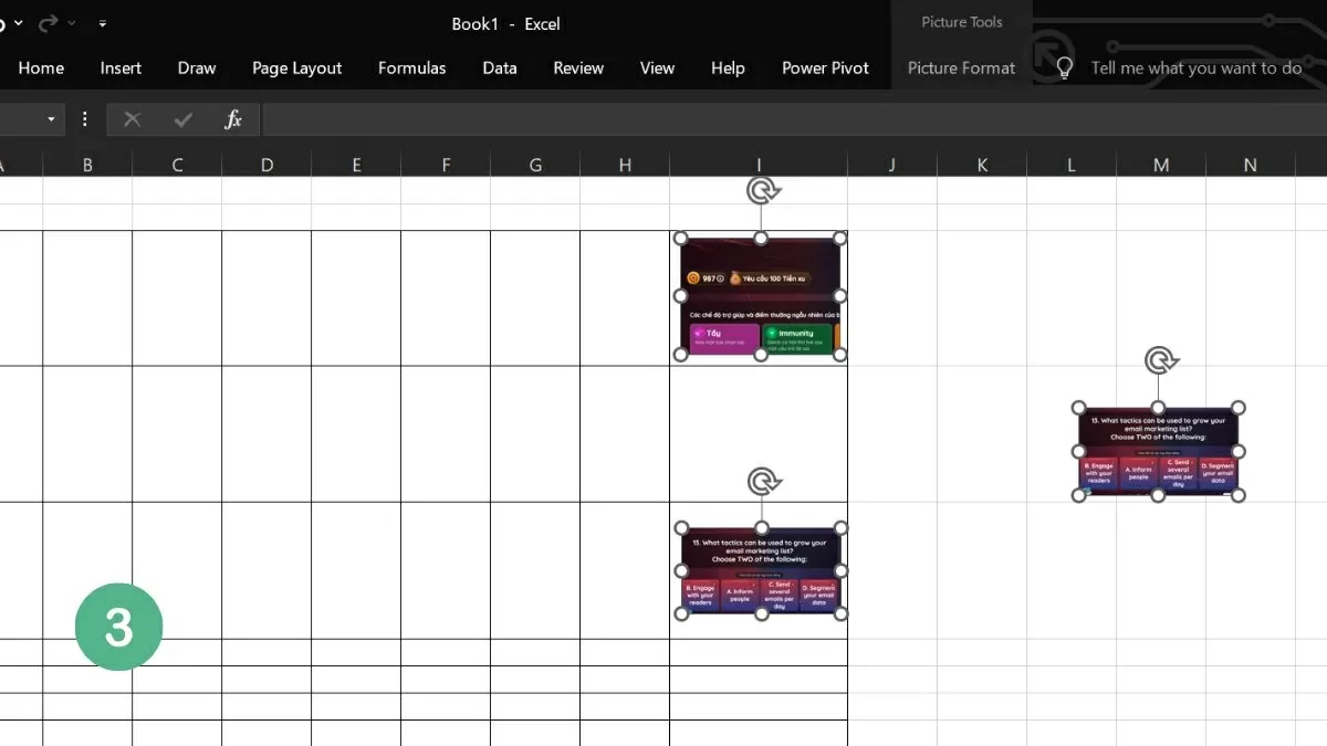 Vào mục Picture Format.
