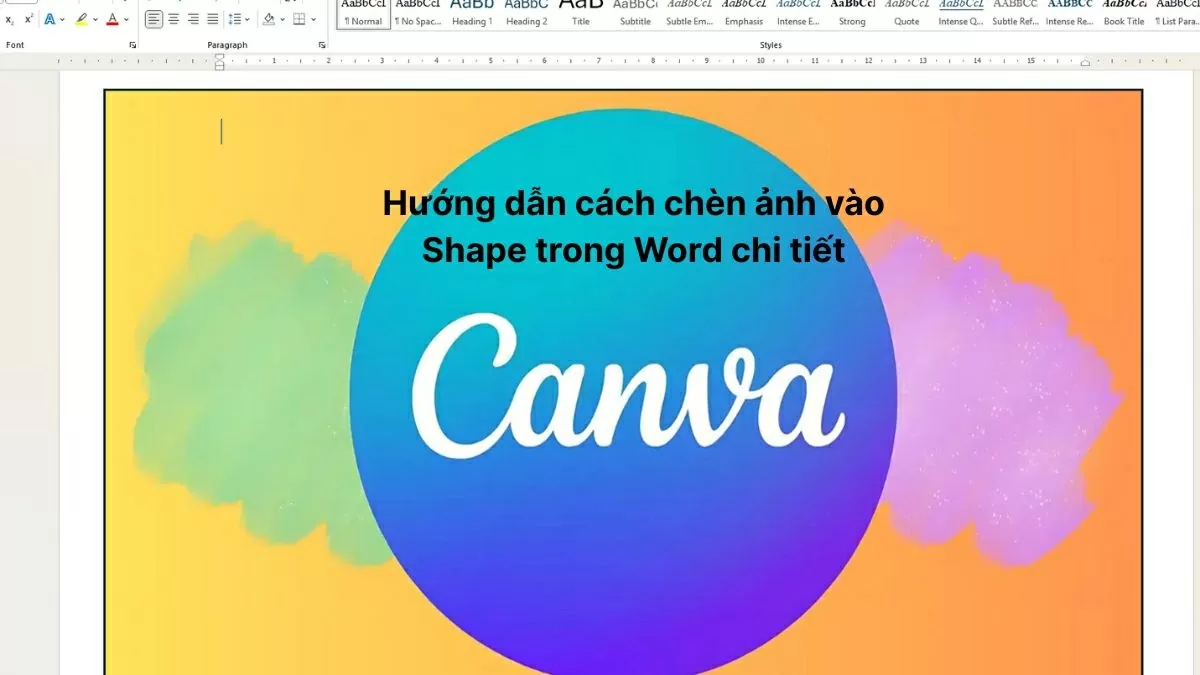 Cách chèn ảnh vào Shape trong Word tiện lợi và đơn giản.