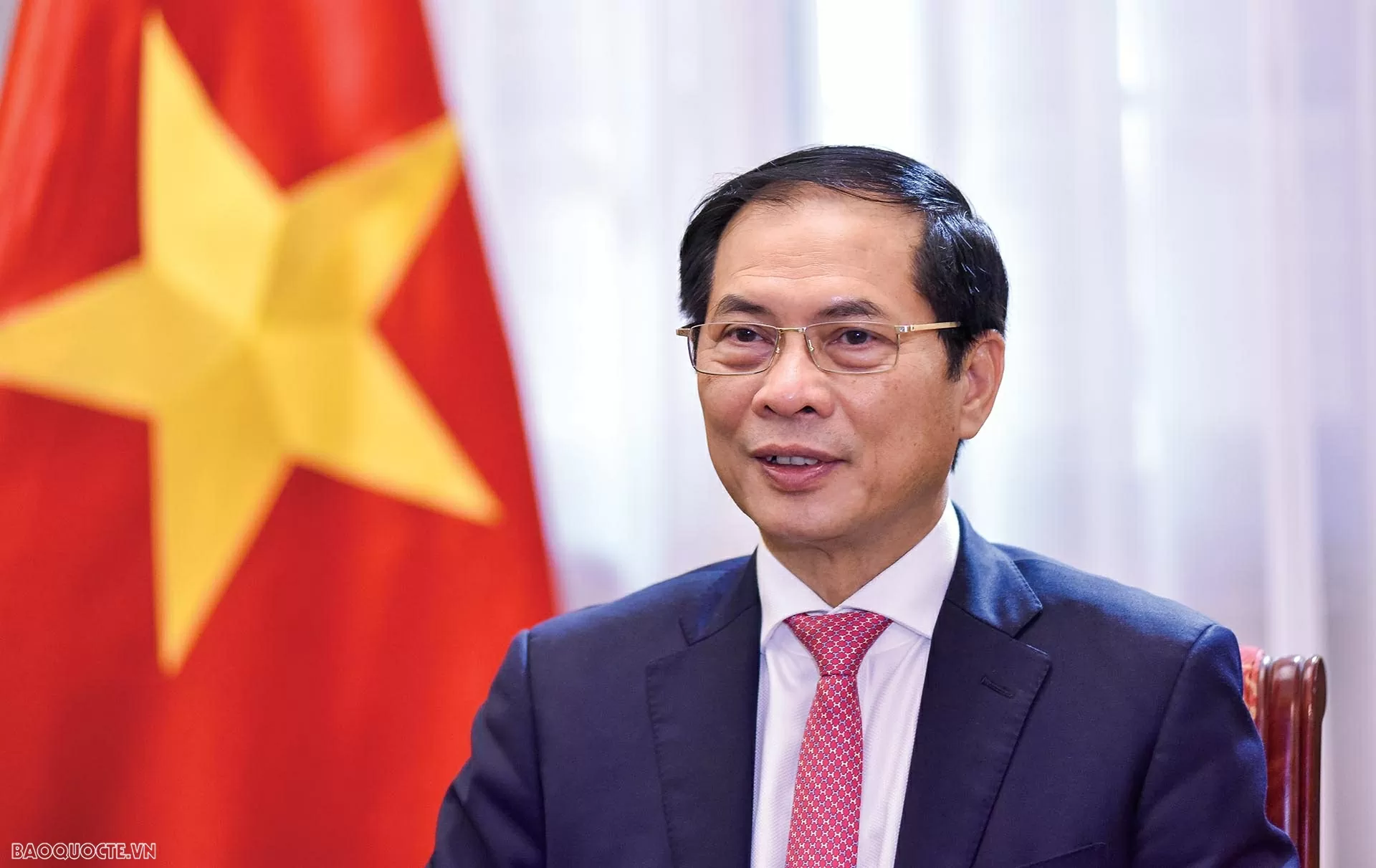 Ủy viên Trung ương Đảng, Phó Thủ tướng, Bộ trưởng Ngoại giao Bùi Thanh Sơn chúc mừng 100 năm Ngày Báo chí Cách mạng Việt Nam