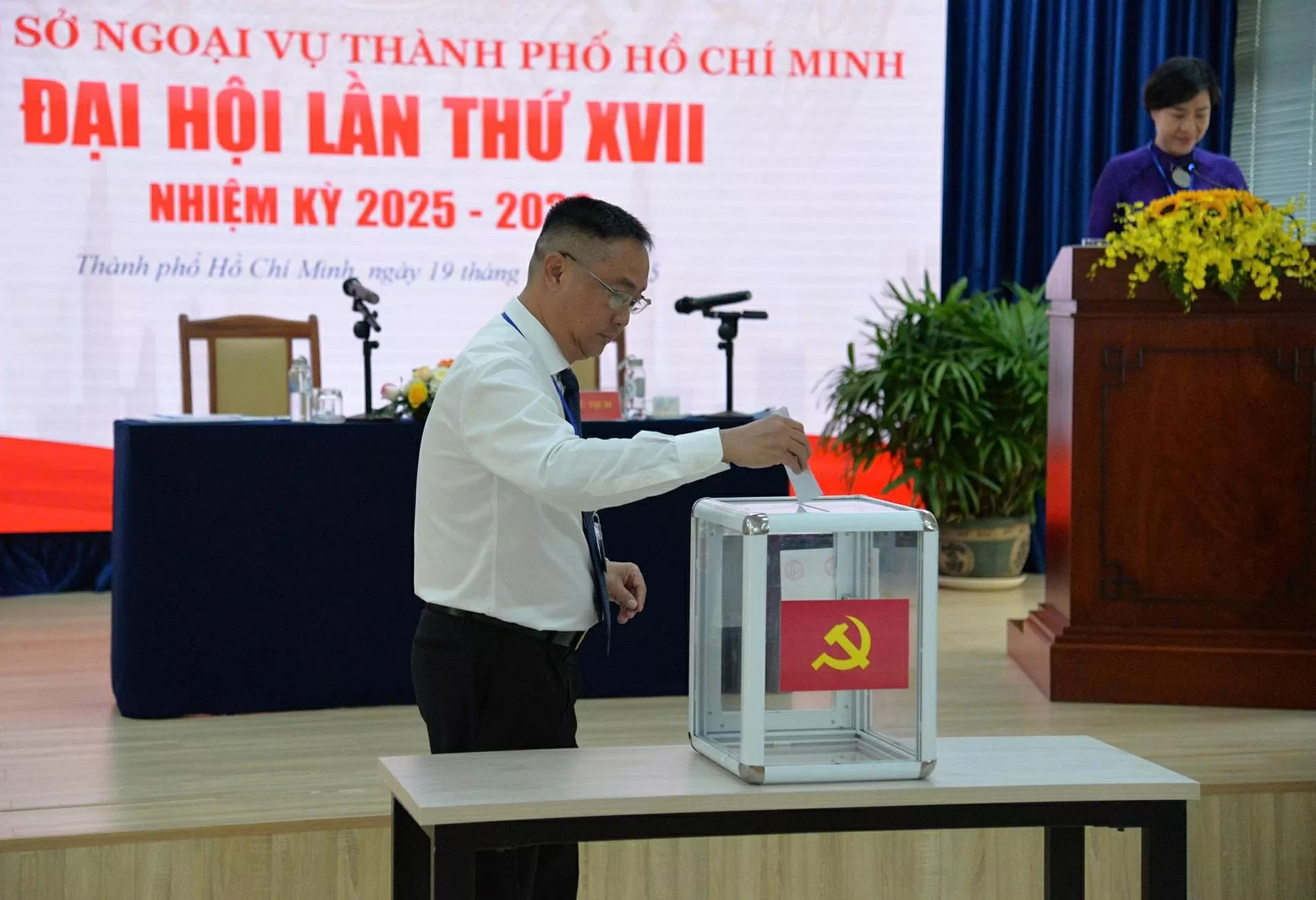 Đại hội Đảng bộ Sở Ngoại vụ thành phố Hồ Chí Minh lần thứ XVII, nhiệm kỳ 2025-2030 Đại hội Đảng bộ Sở Ngoại vụ thành phố Hồ Chí Minh lần thứ XVII, nhiệm kỳ 2025-2030