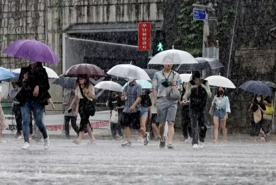 Hàn Quốc: Dự báo mưa lớn lan rộng, nhiệt độ giảm nhẹ dưới mức trung bình