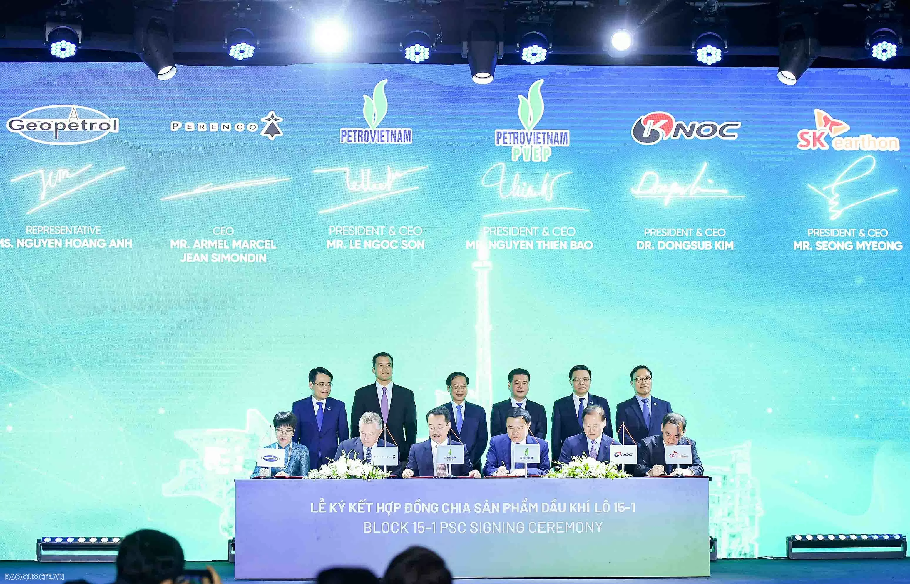 Ký kết PSC Lô 15-1: Đóng góp cho sự phát triển của ngành năng lượng Việt Nam trong thời đại chuyển đổi Ký kết PSC Lô 15-1: Đóng góp cho sự phát triển của ngành năng lượng Việt Nam trong thời đại chuyển đổi