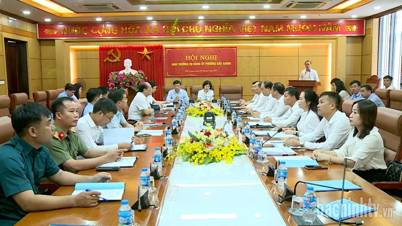 Hội nghị quán triệt triển khai nhiệm vụ để vận hành và vận hành thử nghiệm hệ thống chính quyền địa phương hai cấp của tỉnh Bắc Ninh mới. Hội nghị quán triệt triển khai nhiệm vụ để vận hành và vận hành thử nghiệm hệ thống chính quyền địa phương hai cấp của tỉnh Bắc Ninh mới.