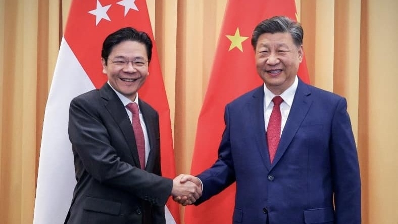 Thủ tướng Singapore thăm chính thức Trung Quốc, tái khẳng định cam kết tăng cường quan hệ
