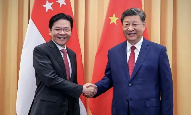 Thủ tướng Singapore thăm chính thức Trung Quốc, tái khẳng định cam kết tăng cường quan hệ