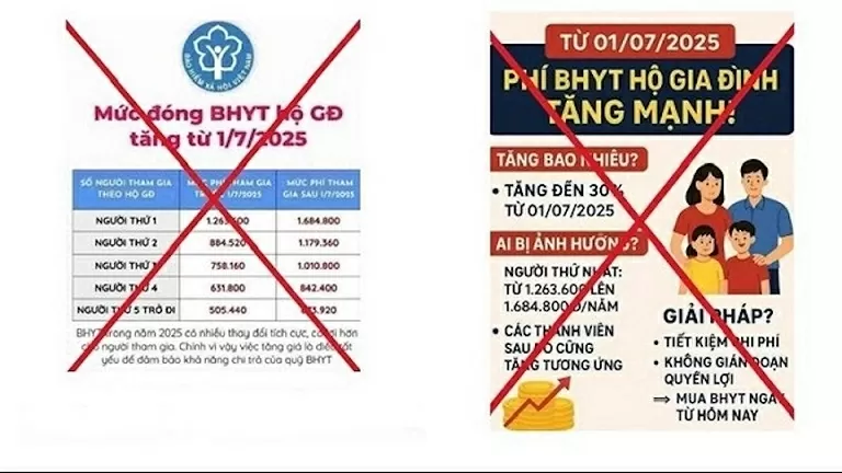 Cảnh báo tin đồn không chính xác về việc tăng mức đóng bảo hiểm y tế từ ngày 1/7