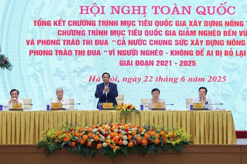 Thủ tướng Phạm Minh Chính chủ trì hội nghị. (Nguồn: VGP)