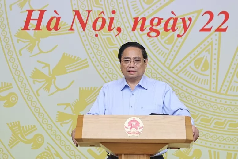 Thủ tướng Phạm Minh Chính phát biểu khai mạc phiên họp. (Nguồn: VGP)