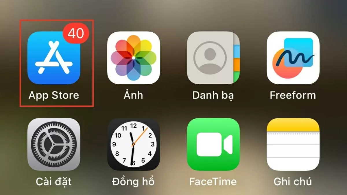 Mở ứng dụng Ảnh. Mở ứng dụng Ảnh.