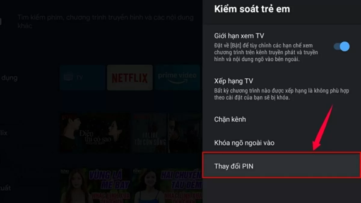 Chọn tiếp phần Ứng dụng (Apps).