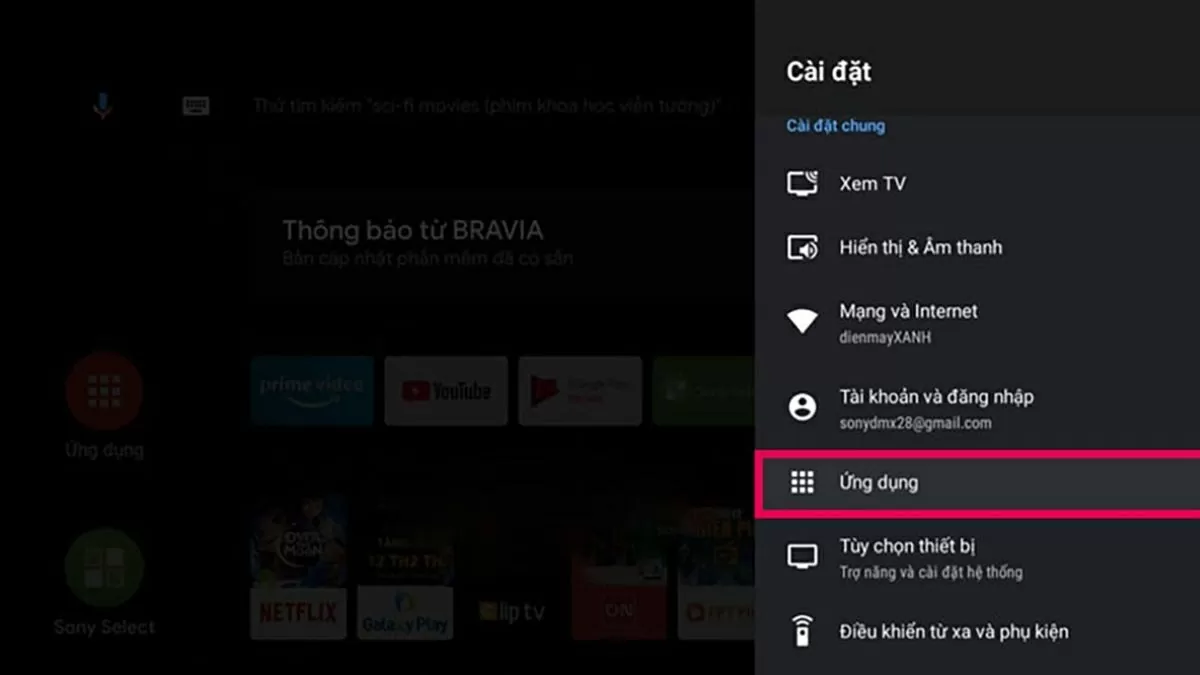 Di chuyển đến phần Ứng dụng hoặc App Lock. Di chuyển đến phần Ứng dụng hoặc App Lock.