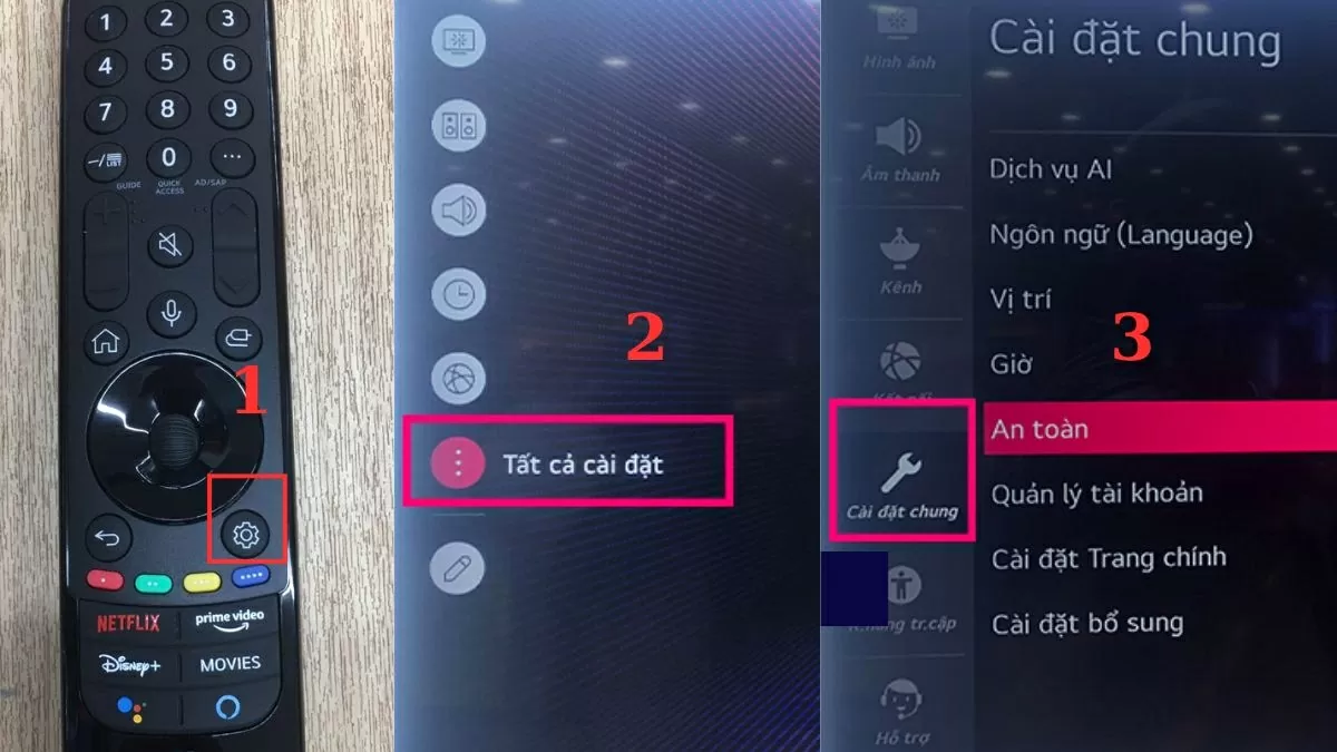 Làm theo hướng dẫn.