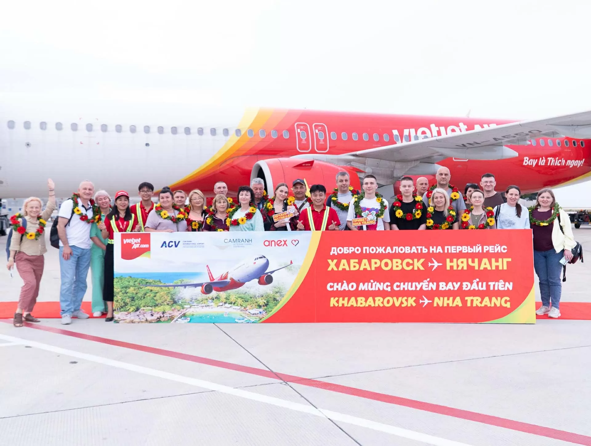 Vietjet khai trương loạt đường bay thẳng đầu tiên kết nối Việt Nam-Nga Vietjet khai trương loạt đường bay thẳng đầu tiên kết nối Việt Nam Nga