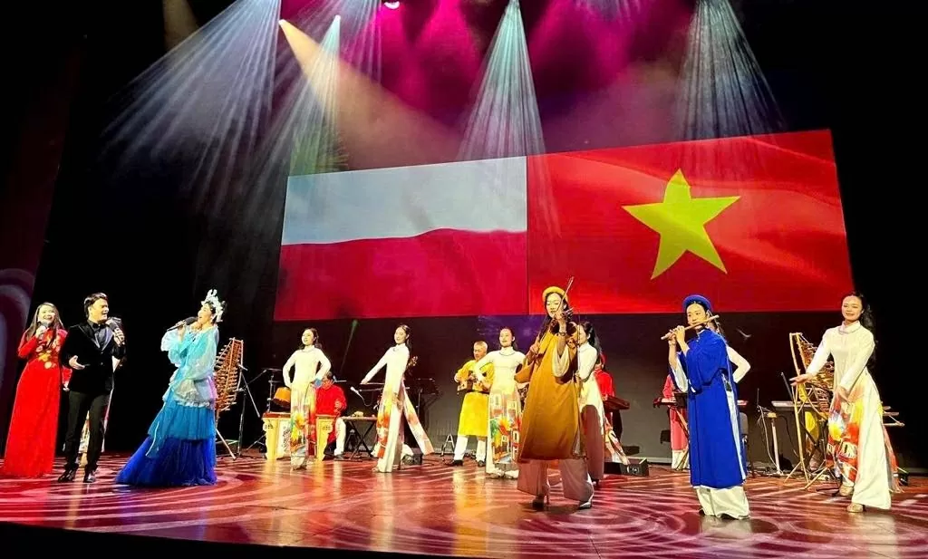 Đêm nghệ thuật của tình hữu nghị Việt Nam-Ba Lan Đêm nghệ thuật lan tỏa tình hữu nghị Việt Nam-Ba Lan