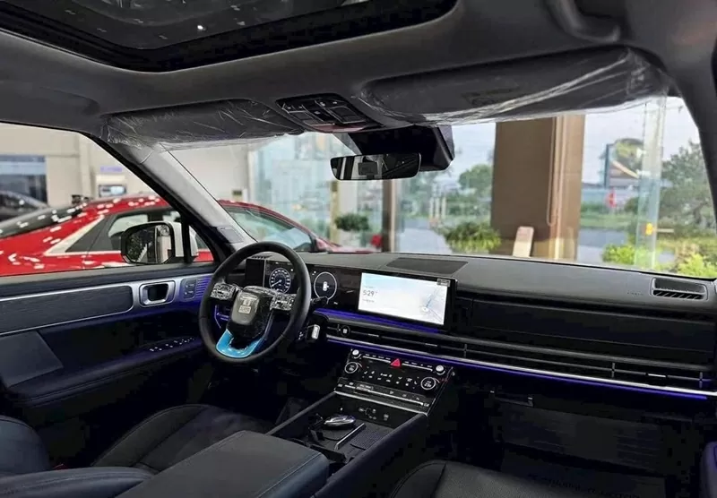 Nội thất hiện đại của Hyundai Santa Fe Nội thất hiện đại của Hyundai Santa Fe