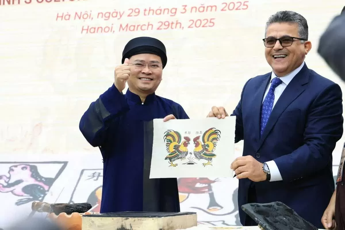 Tranh Đông Hồ được lưu giữ như một biểu tượng của bản sắc và khát vọng bảo tồn giá trị truyền thống. Ảnh: BTC. Tranh Đông Hồ được lưu giữ như một biểu tượng của bản sắc và khát vọng bảo tồn giá trị truyền thống. Ảnh: BTC.
