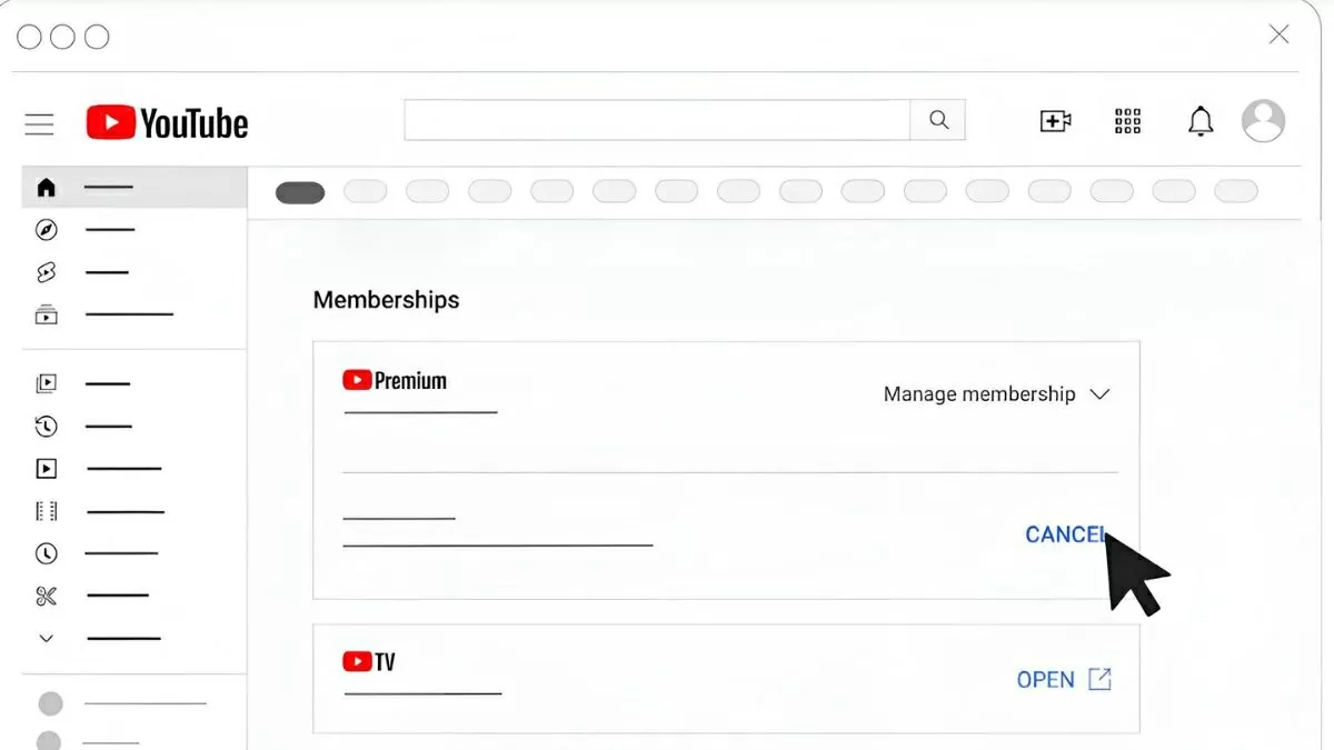Nhấn “Hủy” (Cancel Membership). Nhấn “Hủy” (Cancel Membership).