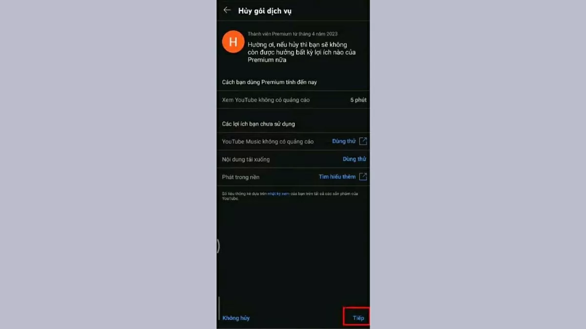 Cách hủy YouTube Premium đơn giản và nhanh chóng