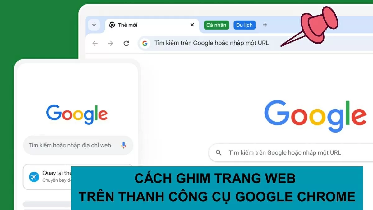 Cách ghim trang web trên thanh công cụ Google Chrome đơn giản.