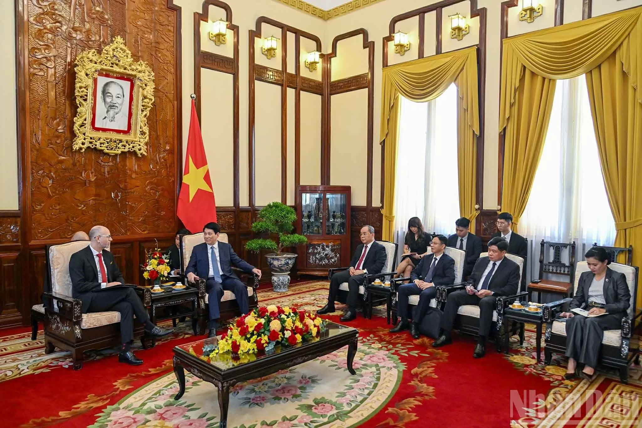 Chủ tịch nước Lương Cường tiếp Đại sứ Canada và Iran đến chào từ biệt kết thúc nhiệm kỳ công tác Chủ tịch nước Lương Cường tiếp Đại sứ Canada và Iran đến chào từ biệt kết thúc nhiệm kỳ công tác