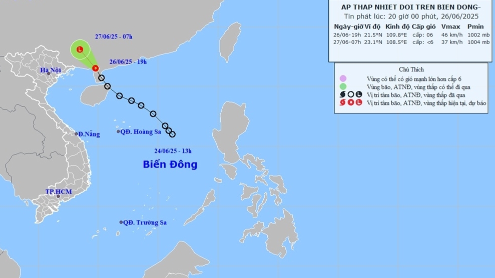 ap thap nhiet doi sap suy yeu thanh vung ap thap tren khu vuc tinh quang tay trung quoc