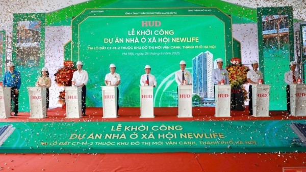 Khởi công dự án nhà ở xã hội tại Khu đô thị mới Vân Canh