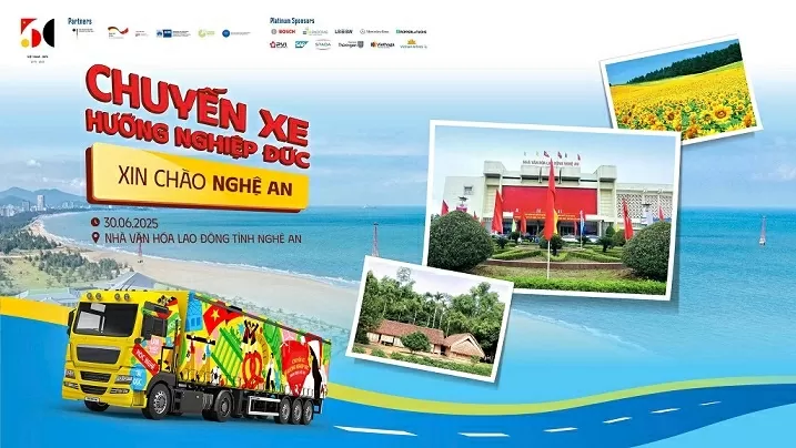 Chuyến xe hướng nghiệp mở ra cơ hội học tập, học nghề chuẩn Đức cho học sinh, sinh viên Việt nam Chuyến xe hướng nghiệp mở ra cơ hội học tập, học nghề chuẩn Đức cho học sinh, sinh viên Việt nam