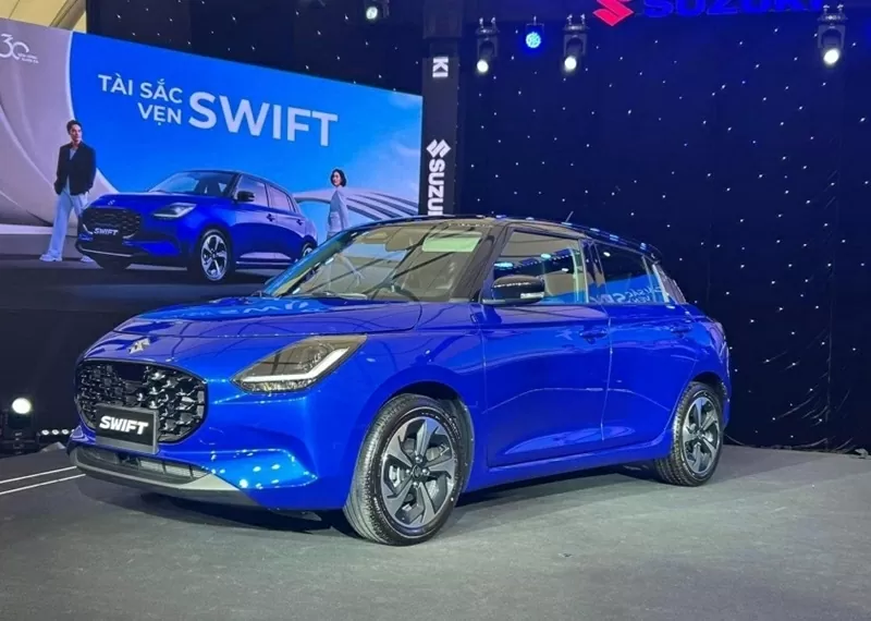 Suzuki Swift 2025 được nhập khẩu nguyên chiếc từ Nhật Bản, thay vì Thái Lan như trước
