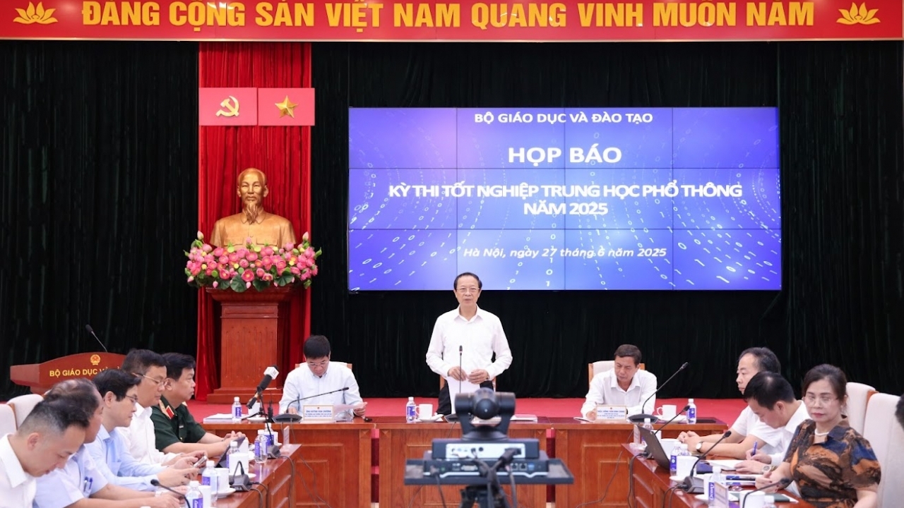 Bộ Giáo dục và Đào tạo: Xử lý nghiêm việc xuất hiện thông tin lọt đề thi tốt nghiệp THPT 2025