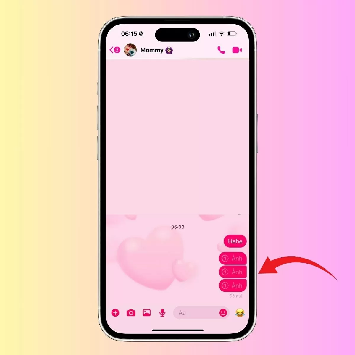 Nhấn Gửi để hoàn tất.